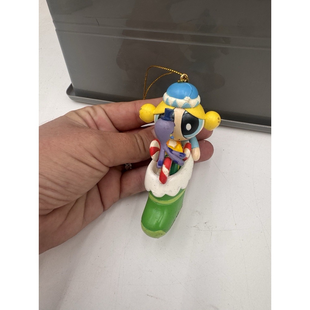Retired Powerpuff Girls Bubbles Christmas Ornament Cartoon Network 2002